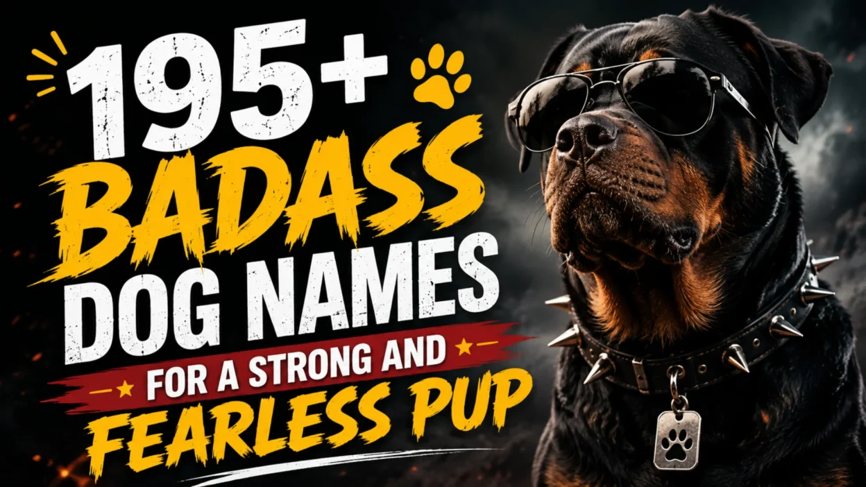 195+ badass dog names for a strong and fearless pup