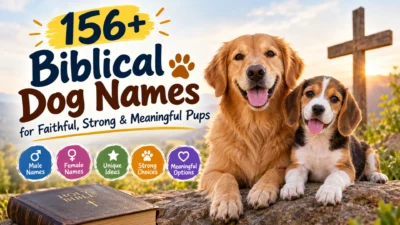 156+ Biblical Dog Names for Faithful, Strong & Meaningful Pups