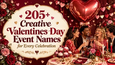 205+ Creative Valentines Day Event Names for Every Celebration