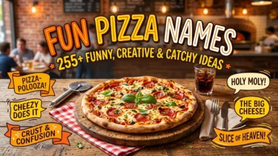Fun Pizza Names: 255+ Funny, Creative & Catchy Ideas