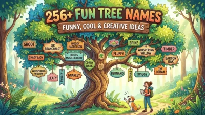 256+ Fun Tree Names: Funny, Cool & Creative Ideas
