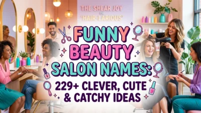 Funny Beauty Salon Names: 229+ Clever, Cute & Catchy Ideas