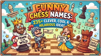 Funny Chess Names: 235+ Clever, Cool & Hilarious Ideas