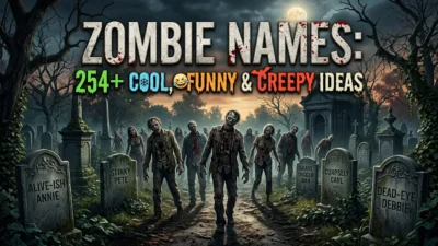Zombie Names: 254+ Cool, Funny & Creepy Ideas