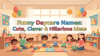 Funny daycare names with cute and clever childcare ideas
