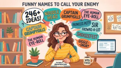 Funny Names to Call Your Enemy: 246+ Hilarious & Clever Ideas
