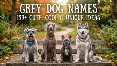 Grey Dog Names: 199+ Cute, Cool & Unique Ideas